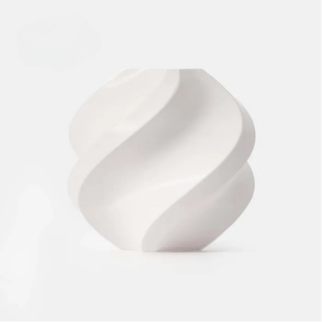 Bambu PLA Basic Filament - Jade White - with Bambu Reusable Spool