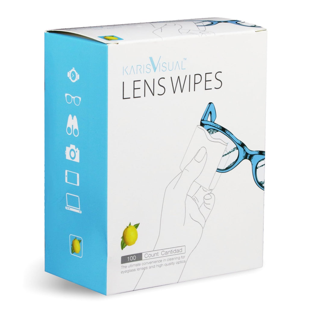 Karis Visual Pre-Moistened Lens Cleaning Wipes - 100 count- KARIS-100 -DryBox SG Pte. Ltd.