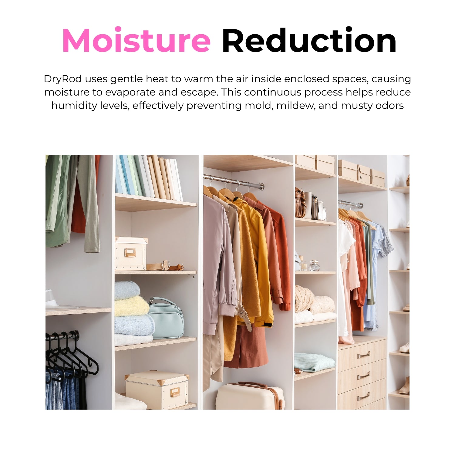 AIRDRY Wardrobe Dehumidifier Dry Rod