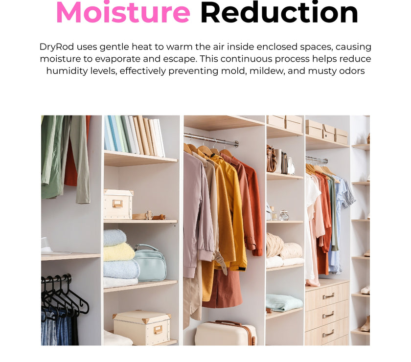 AIRDRY Wardrobe Dehumidifier Dry Rod