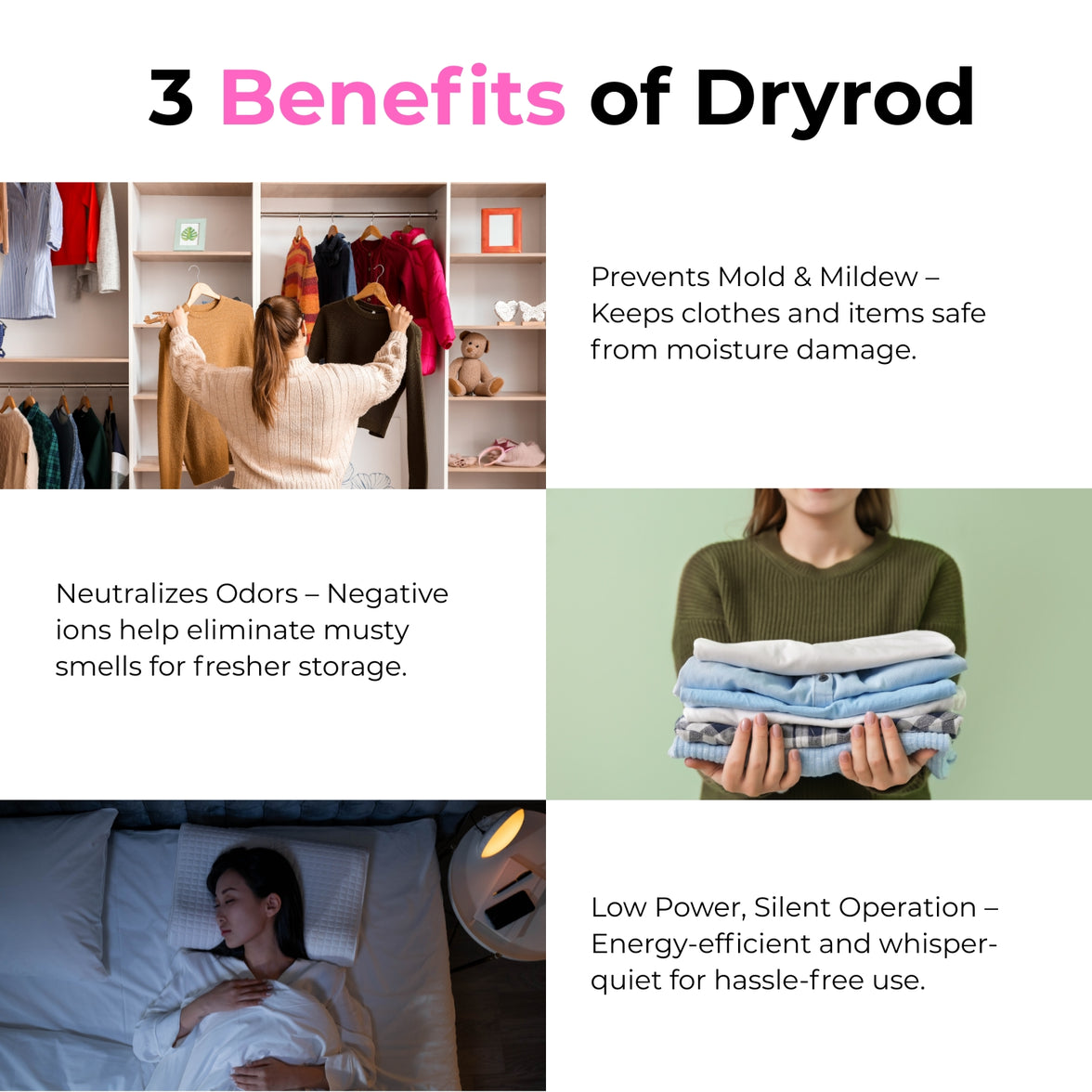AIRDRY Wardrobe Dehumidifier Dry Rod