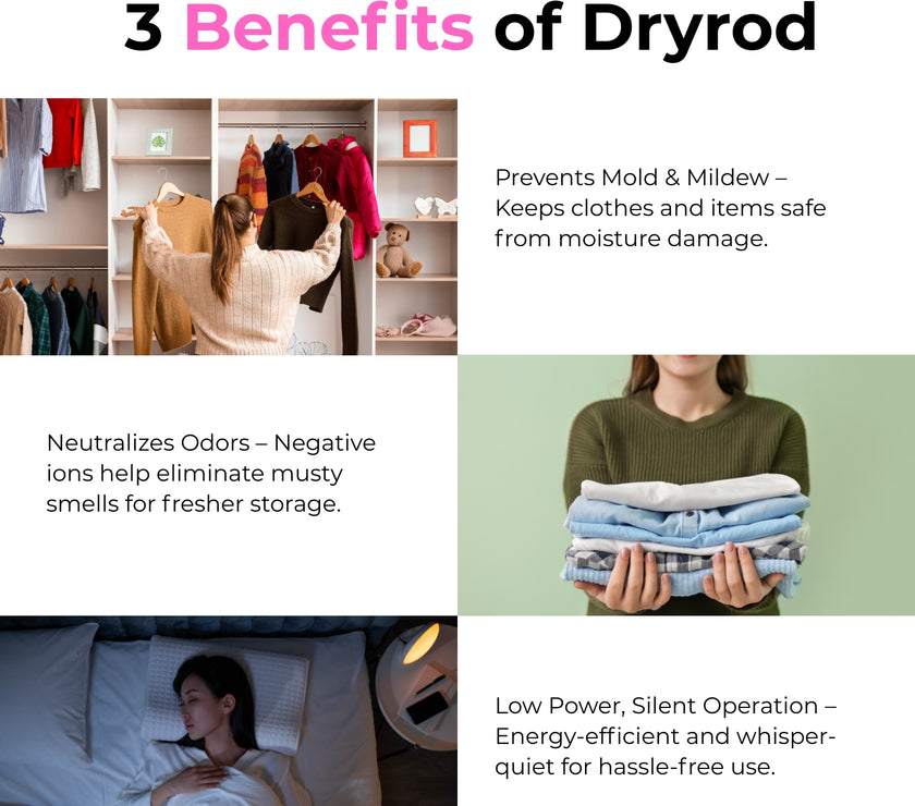 AIRDRY Wardrobe Dehumidifier Dry Rod