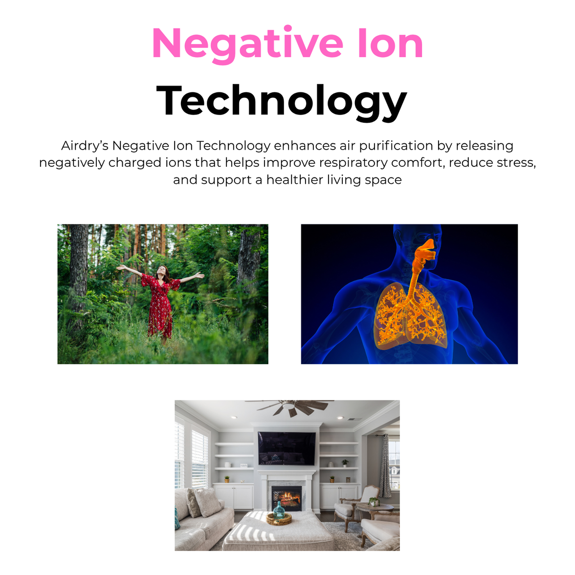 AIRDRY Smart Pro 25L 4-in-1 Dehumidifier + Air Purifier