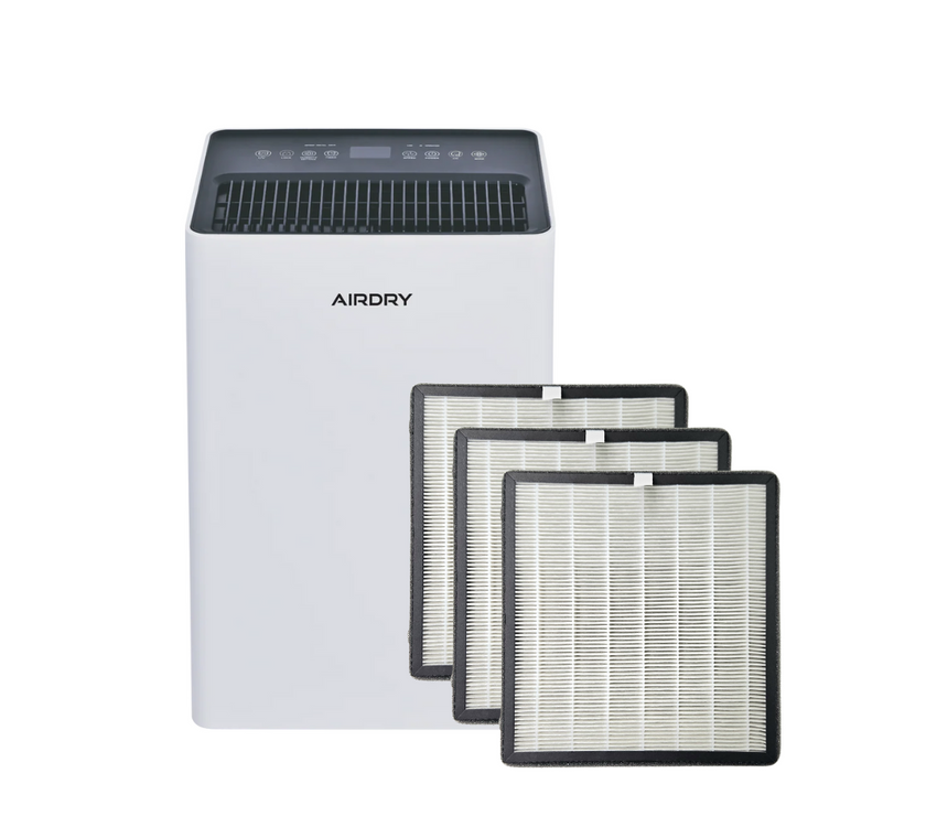 AIRDRY Smart Pro 25L 4-in-1 Dehumidifier + Air Purifier