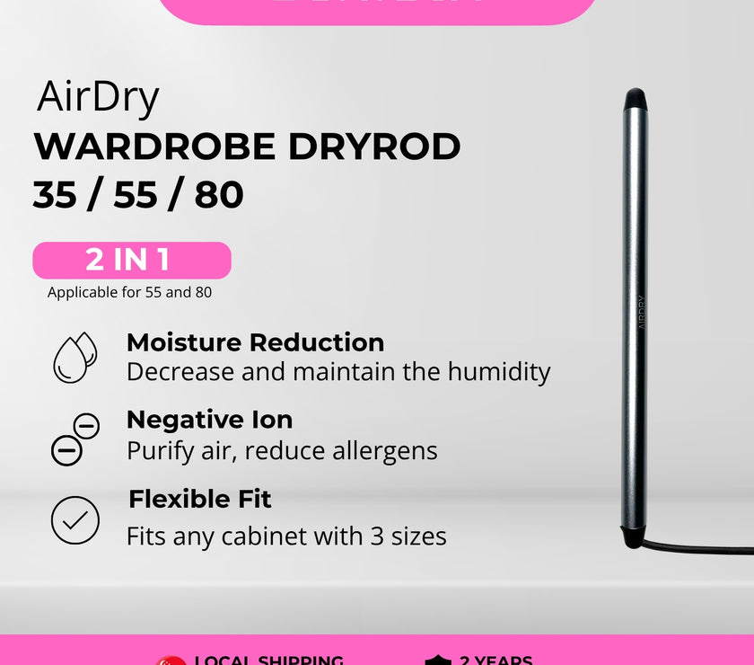 AIRDRY Wardrobe Dehumidifier Dry Rod