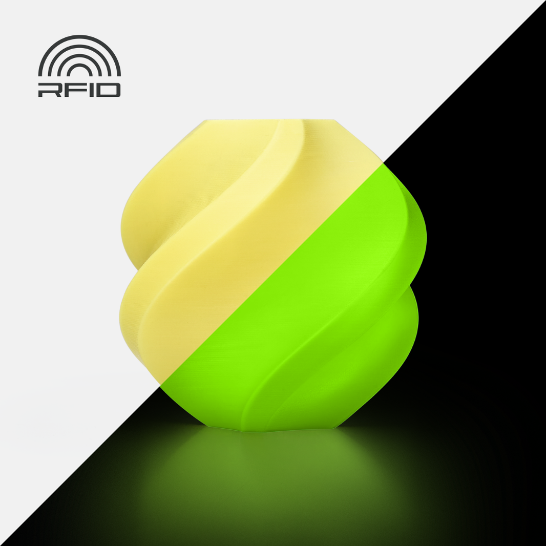 Bambu PLA Glow Filament with Bambu Reusable Spool