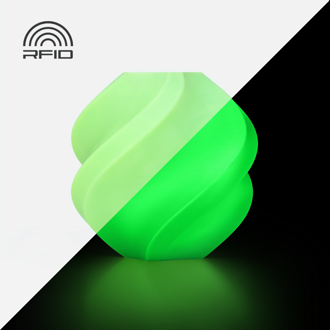Bambu PLA Glow Filament with Bambu Reusable Spool
