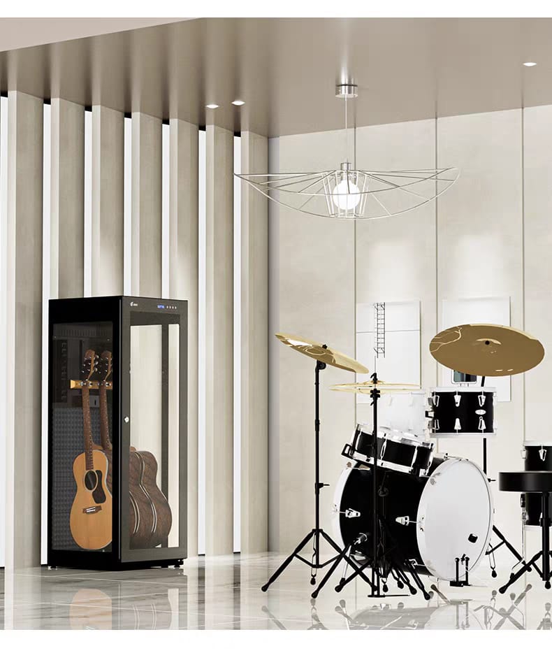 310L Three-sided Glass Dry Cabinet Box (Guitars)