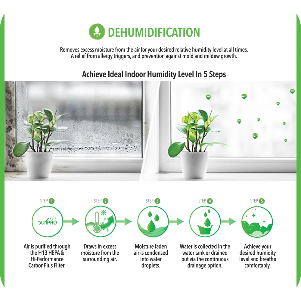 Novita Dehumidifier + Air Purifier 2-In-1 ND 26+