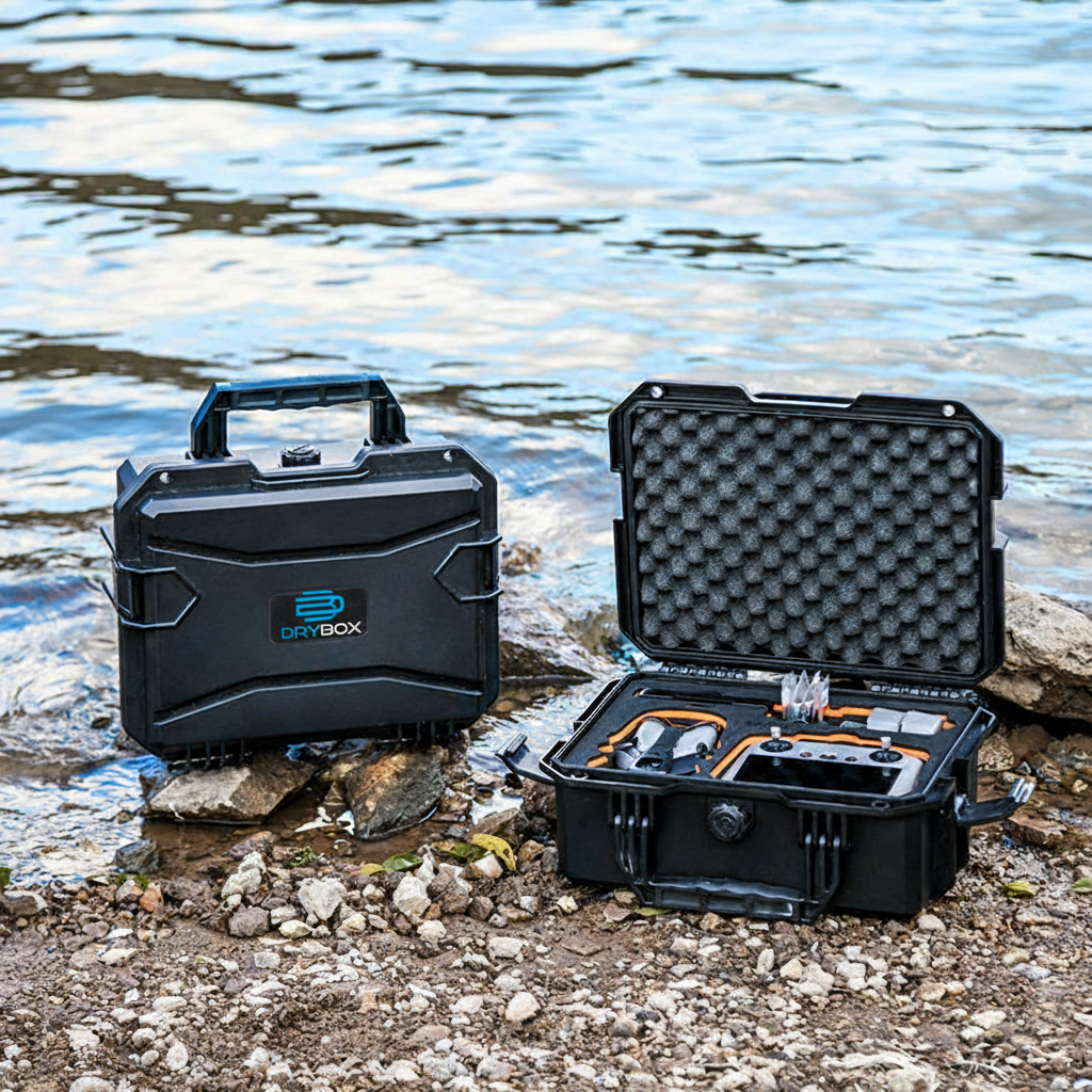 DryBox DJI Mini 5 Pro Drone Hard Case – Waterproof IP67 Protective Drone Carry Case