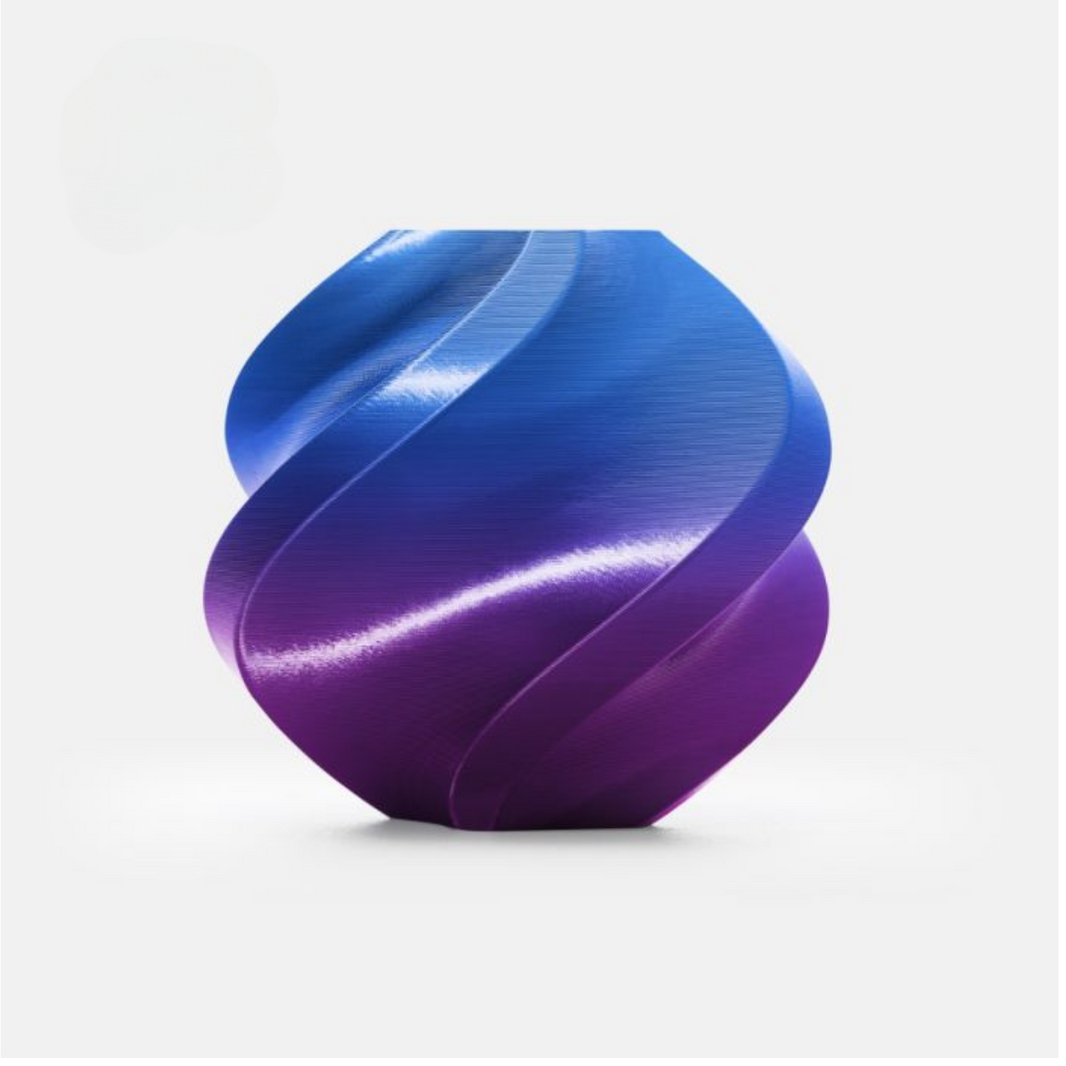 Bambu PLA Silk - Aurora Purple - with Bambu Reusable Spool