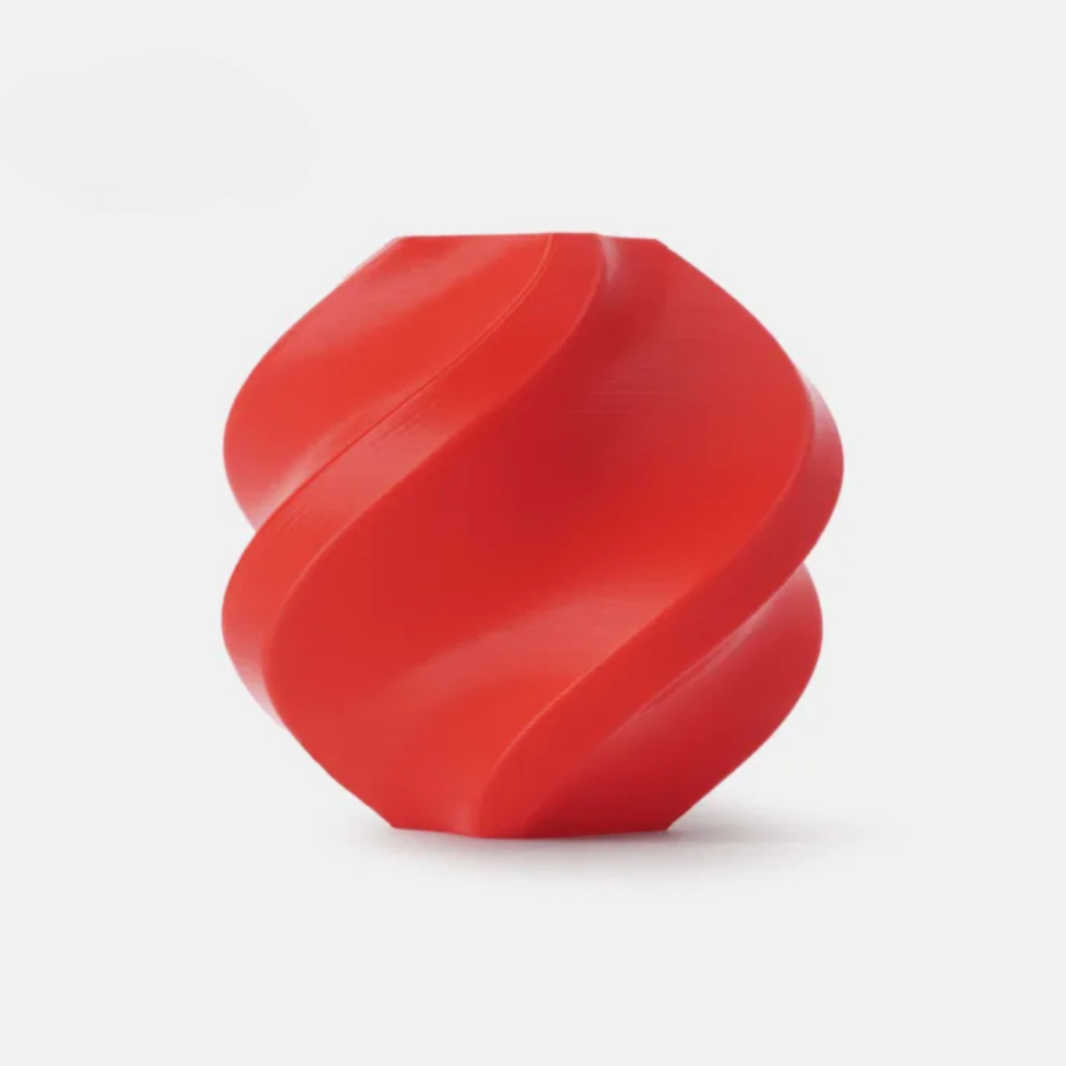 Bambu PLA Basic Filament - Red - with Bambu Reusable Spool