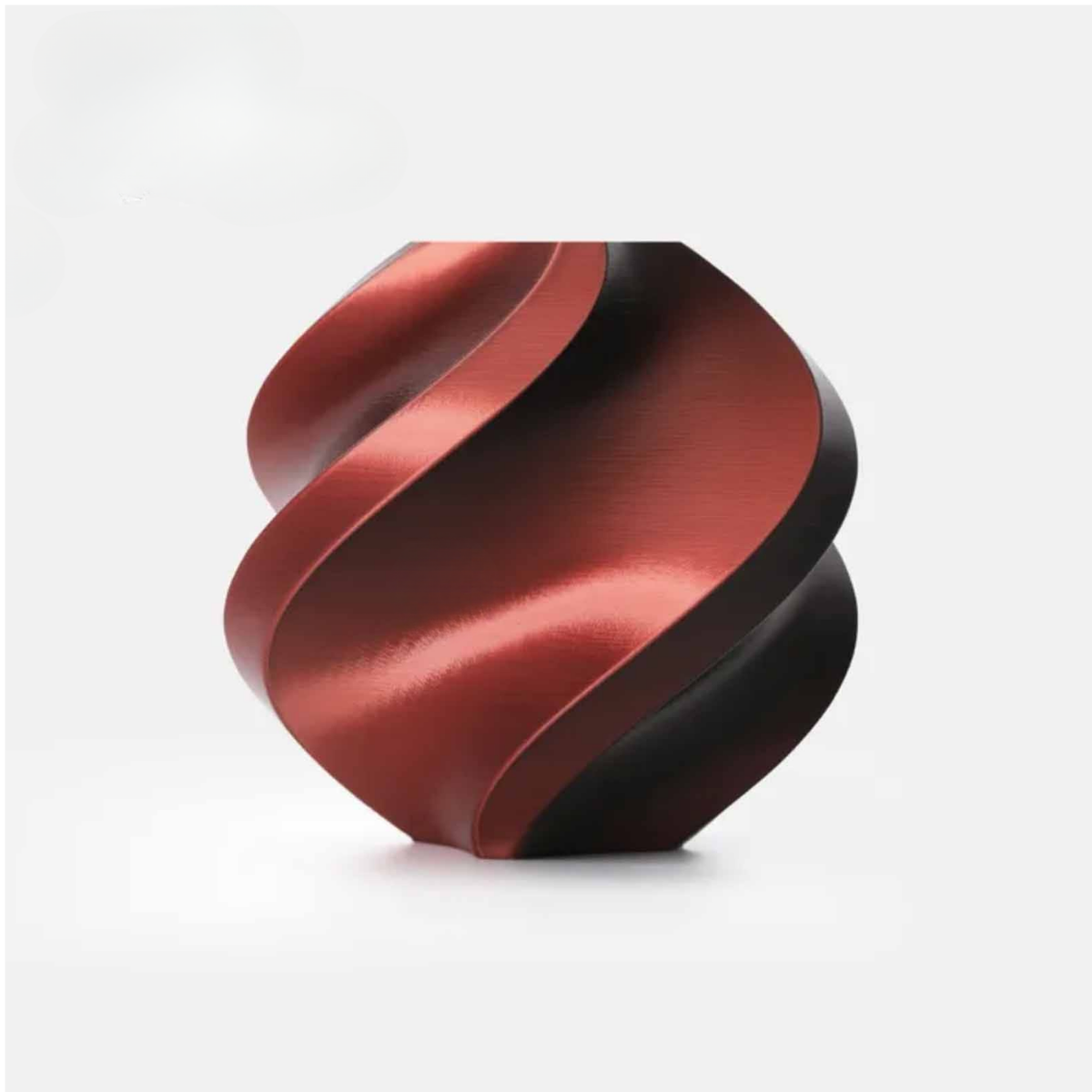 Bambu PLA Silk - Velvet Eclipse (Black-Red) - with Bambu Reusable Spool