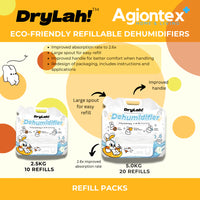 DryLah! Refillable Eco-Friendly Moisture Absorber (Family Bundle) | Sustainable PATENT CONTAINERS