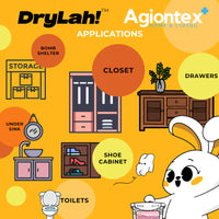 DryLah! Refillable Eco-Friendly Moisture Absorber (Family Bundle) | Sustainable PATENT CONTAINERS
