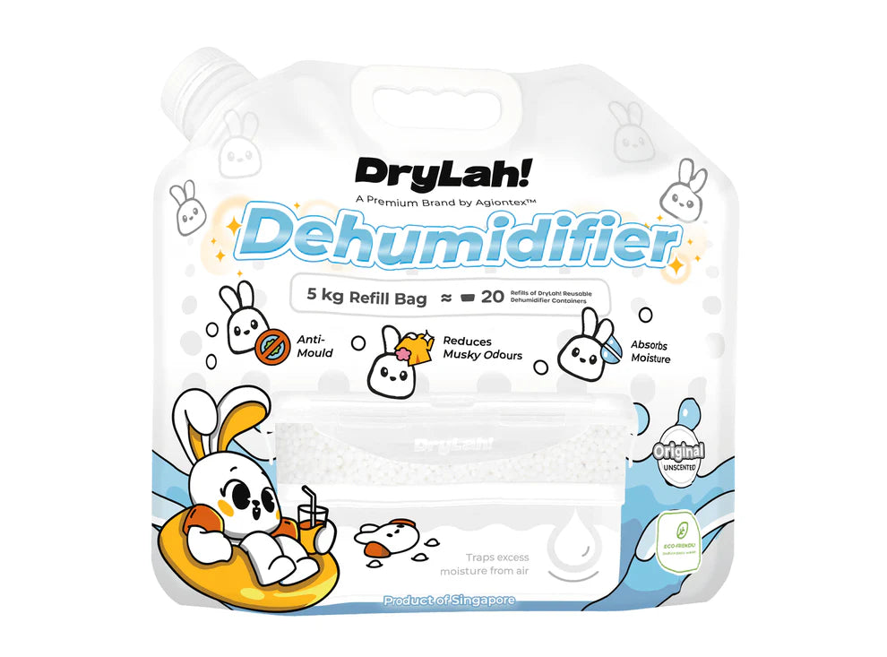 DryLah! Refillable Eco-Friendly Moisture Absorber (Family Bundle) | Sustainable PATENT CONTAINERS