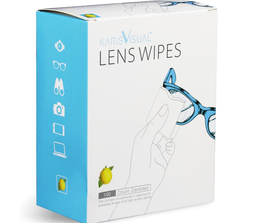 Karis Visual Pre-Moistened Lens Cleaning Wipes - 100 count- KARIS-100 -DryBox SG Pte. Ltd.