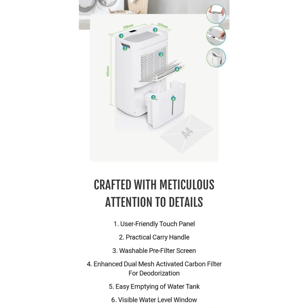 Novita Dehumidifier ND12.8